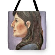 Profile study Bath Towel by Jane Wong