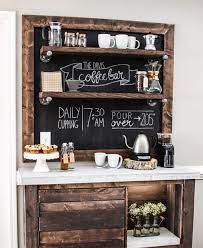 Coffee bars have become so popular that some people incorporate them into the design plan during construction or renovation. 7 Charming Diy Coffee Stations For Your Home Splash