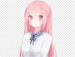 Anime Manga Hair Female Anime Cg Artwork Black Hair Manga Png Pngwing