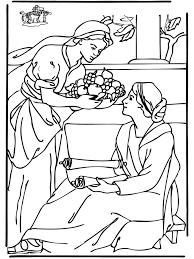 Give the children a task, like coloring a picture, writing three sentences, or memorizing a bible verse. 17 Bible Mary And Martha Ideas Mary And Martha Bible Coloring Pages Bible Coloring