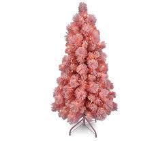Winter Wonder Lane 4 Dancer Pink Flocked Pre Lit Artificial Christmas Tree Big Lots Pink Christmas Tree Big Lots Christmas Trees Big Christmas Tree