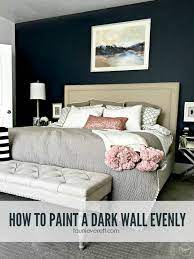 From charcoal gray bedding to dramatic black curtains, these 20 bedrooms might convince you to go dark the next time you overhaul your bedroom. How To Paint A Dark Wall Evenly Tauni Everett