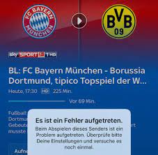 Dortmund bayern ergebnisse neuer abschnitt video. Sky Entschadigt Kunden Fur Storungen Bei Bayern Gegen Dortmund Welt