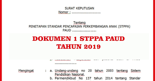 Check spelling or type a new query. Dokumen 1 Stppa Paud Tahun 2019 Arsip Paud