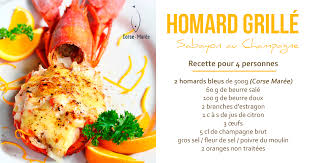 Recette Homard Grille Corse Maree