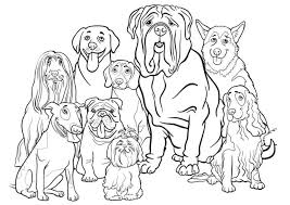 Group Of Dogs Buzzle Com Printable Templates Puppy Coloring Pages Dog Coloring Page Dog Coloring Book