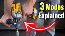Drills into Wood, Metal and Concrete | DeWalt Hammer Drill - YouTube