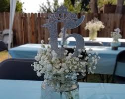 How about a regular birthday? Quinceanera Centerpiece Etsy