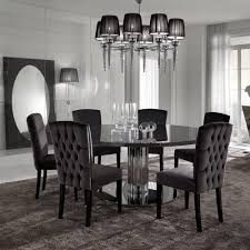 Montibello black marble 40'' round 5 piece counter set. Italian Modern Designer Chrome Round Dining Table Set Juliettes Interiors Round Dining Table Sets Black Dining Room Modern Dining Room