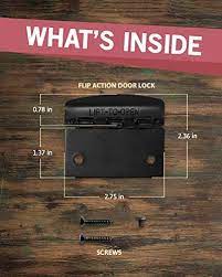 For others, it's just a door to a place filled with stuff that needs to be s. Jack N Drill Flip Action Door Lock 6 Pack Reversible Privacy Door Locks With Anti Lockout Screw For Child Proofing And Home Defense Easy To Install And Durable Lock For Interior Swing In