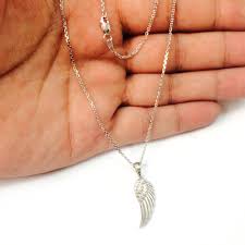 Silver bullion coins usually have a fineness of.999. Jewelry Affairs Sterling Silver Angel Wing Pendant Necklace 18 Walmart Com Walmart Com