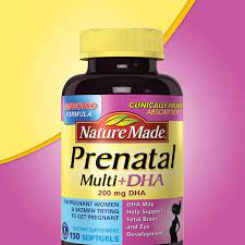 Nature Made Prenatal Multi Dha 150 Softgels Walmart Com Walmart Com