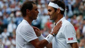 Novak djokovic and rafael nadal meet for the 56th time on sunday in the french open final. French Open Roger Federer Hails Rafael Nadal After Spaniard Equals His Record Bbc Sport