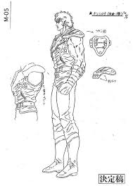 Anime Settei The Fist Of The North Star Settei Pre Settei Sheet Model Sheet Star Coloring Pages North Star Coloring Pages