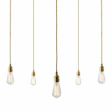 The hanging cords can be adjusted to reach the perfect length while the wire shades are interchangeable to completely customize the jorah to your lighting needs and. Mullan Mlf201polcop Lome Ceiling Cluster Pendant Lights With Industrial Hanging Bulbs Ideas4lighting Sku31395i4l