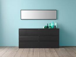 malm black brown 6 drawer dresser popular stylish ikea in 2021 malm 6 drawer dresser ikea chest of drawers ikea