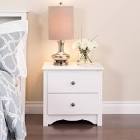 Monterey 23.25-inch x 21.75-inch x 16-inch 2-Drawer Nightstand WDC-2422 Prepac
