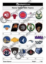 However, the actual length of the game always exceeds the time on the clock because of things like timeouts and commercials. Sports Team Logos 002 Nba Quiznighthq