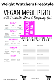 Eating healthy never tasted soooooo good! Weight Watchers Freestyle Vegan Meal Plan