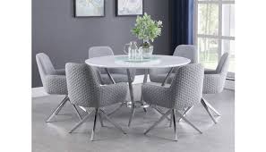 We have the best modern dining tables in different sizes, materials and designs. Havre Round Dining Table Set