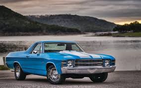 Introduced in the 1959 model year in response to the success of the ford ranchero pickup, its first run, based on the. Download Wallpapers Chevrolet El Camino Tuning 1971 Cars Retro Cars 1971 Chevrolet El Camino Blue Pickup American Cars Chevrolet For Desktop Free Pictures For Desktop Free