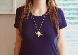 Simple Gold Animal Necklace Diy Necklace Plastic Animal Crafts Necklace Tutorial