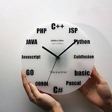 Wall Clock Program Language Petagadget Programming Humor Computer Programming Computer Humor