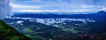 中国广东江门千岛湖 natural landmarks outdoor landmarks