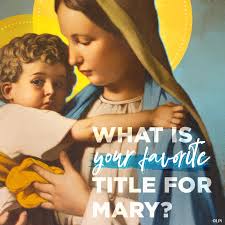 Do you know that the Church recognizes the six formal titles for Mary ? 1.  Blessed Virgin Mary 2. Mother of God 3. Our Lady 4. Queen of Heaven 5.  Immaculate Conception 6. Assumption