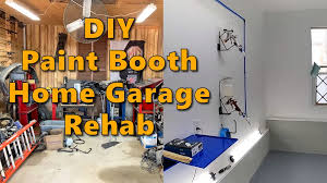 The paint booth protects the surroundings from overspray and the painted project from dust. How To Rehab A Home Garage Into An Inexpensive Diy Paint Booth