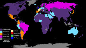 The team that finishes in third place will have to make it through the playoff stage of qualifying. Traced World Map On How Far Each Team Got In The World Cup Imgur