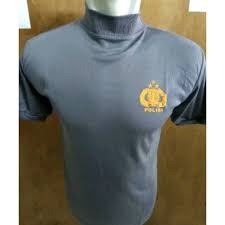 18.5 cm, panjang tangan : Baju Kaos Polisi Leher Tinggi Kaos Dalam Polisi Kaos Polisi Shopee Indonesia