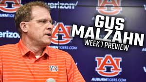 Auburns Gus Malzahn Reviews Depth Chart Previews Georgia Southern Game