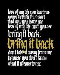 Love Of My Life By Queen Freddie Mercury By Thelinemaker On Etsy 16 00 Queen Lyrics Freddie Mercury Quotes Favorite Lyrics