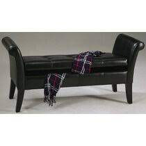 A hide bench at the end of the bed cradles the mattress and feels extra cozy. Bedroom Leather Benches You Ll Love In 2021 Wayfair