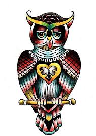 Old School Owl Tattoo Designs Owl Tattoo Design Old School Tattoo Designs Traditional Tattoo Prints