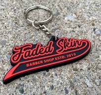 Custom 3D Die-Cut Rubber Keychains