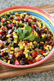 Black Bean And Corn Salsa With Rotel Corn Black Bean Salsa Recipe Black Bean Corn Salsa Bean Salsa Salsa Recipe
