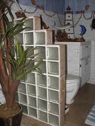 Install a good ventilation fan. Glass Block Shower Designs