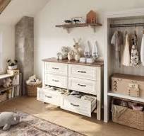 Amazon.com: LINSY HOME Cómoda de 6 cajones estilo granja ...