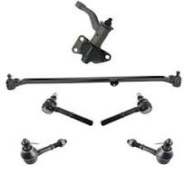 TRQ Tie Rod End Center Drag Link Idler Arm Steering Kit Set 6pc Fits D21  2WD Fits select: 1995-1997 NISSAN TRUCK, 1993-1994 NISSAN D21