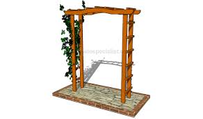 You can build it in a day, add a coat of finish the next morning, let it dry overnight and set up the arbor the following day. How To Build A Garden Arbor Howtospecialist How To Build Step By Step Diy Plans
