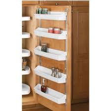 Door Organizers Door Mounted Racks Shelves Organizers In Chrome Wood Plastic Styles At Cabinet Accessories Un Cabinet Door Storage Door Storage Shelves