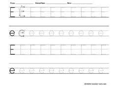 Free Tracing Letter E Worksheet All Alphabet Printable Alphabet Worksheets Letter Tracing Worksheets Tracing Worksheets