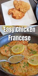 Chicken Francese Recipe Without Wine Video Recipe Video Chicken Francese Recipe Chicken Dishes Recipes Cooked Chicken Dishes