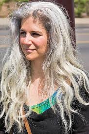 Grey At 13 Years Of Age And Aging Gracefully With Images Long Gray Hair Premature Grey Hair Silver White Hair