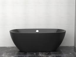 Freistehende Badewanne Aus Acryl 1700x850mm Online Bequem Kaufen Stellen sie vor ihrem kauf fest, welche größe ihre badewanne verfügen muss, damit alle familienmitglieder bequem in der wanne baden können. freistehende badewanne aus acryl comodo oval schwarz 170x85x60 cm