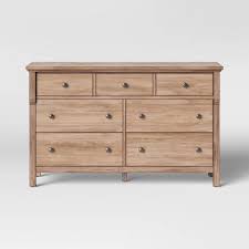Living room, dining room, bedroom, outdoor & patio, home office Shelburne Wood 7 Drawer Dresser Brown Threshold Target