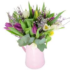 Our florists at flower station have prepared a wonderful collection of mother's day flowers so you can create a wonderful surprise for the most special lady in your life. Spring Jug Mother S Day Flowers Arrangement