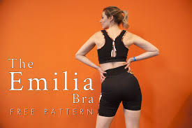 Ameda pumpease hands free pumping bra, ameda exclusive pattern aqua dot, size: The Emilia Sports Bra Free Sewing Pattern Mood Sewciety